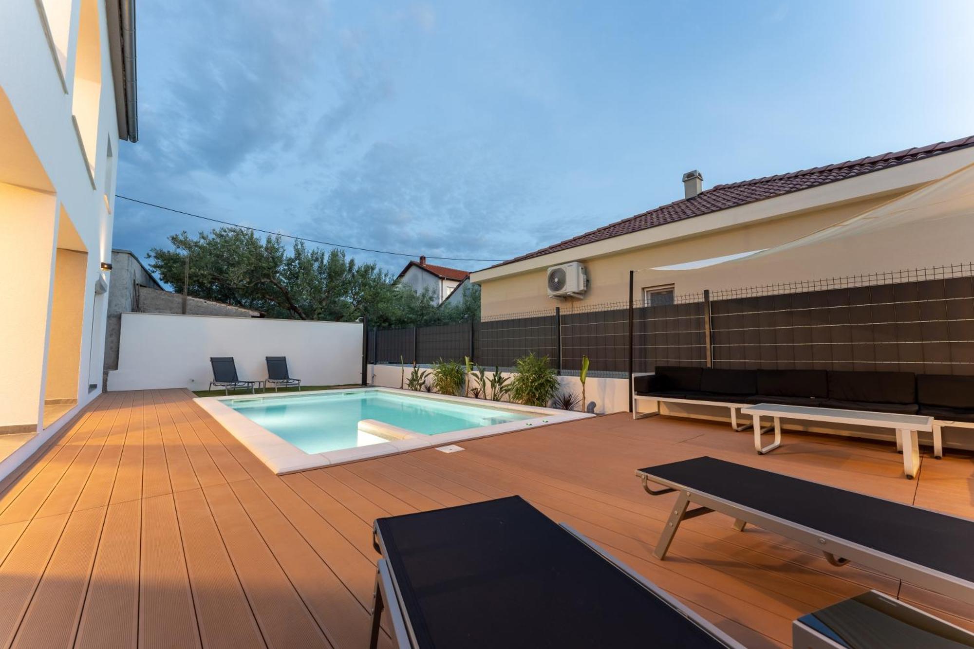 Bernie Apartments With A Pool Zára Kültér fotó